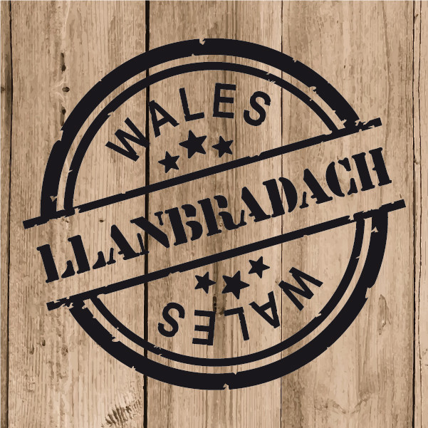 Llanbradach Sticker Vinyl 10 cm / 4″ Decal Stamp Llanbradach Wales Car Laptop