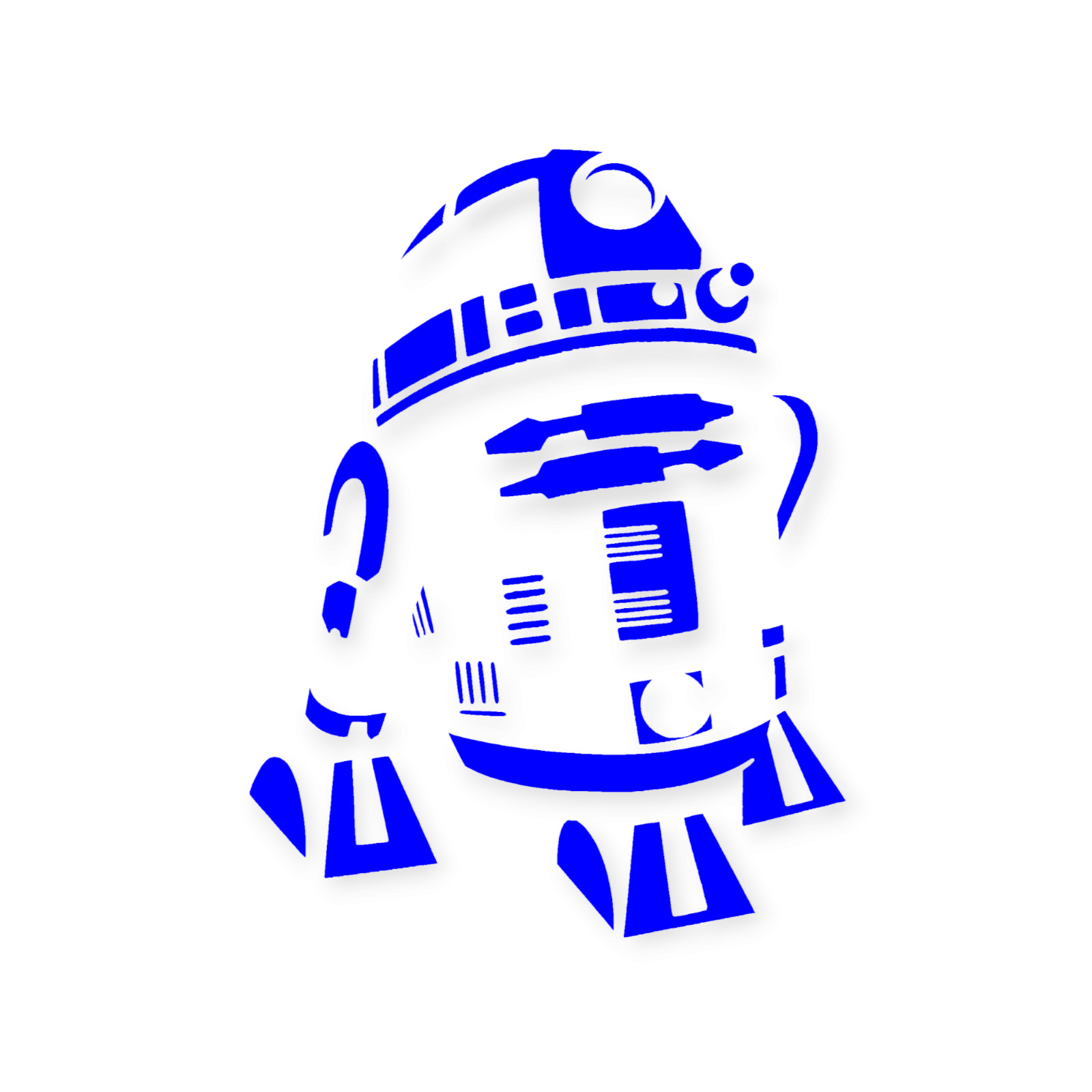 R2D2 Premium Die-Cut Vinyl Decal Sticker 6″ Tall x 4.4″ Wide