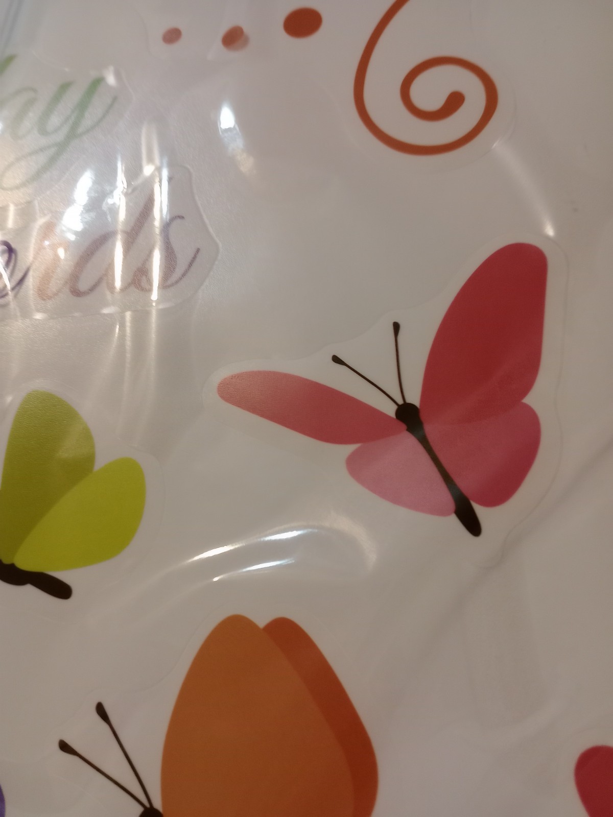 Wall Decor Inspirational Colorful Butterfly Wall Stickers Quotes Live Laugh Love