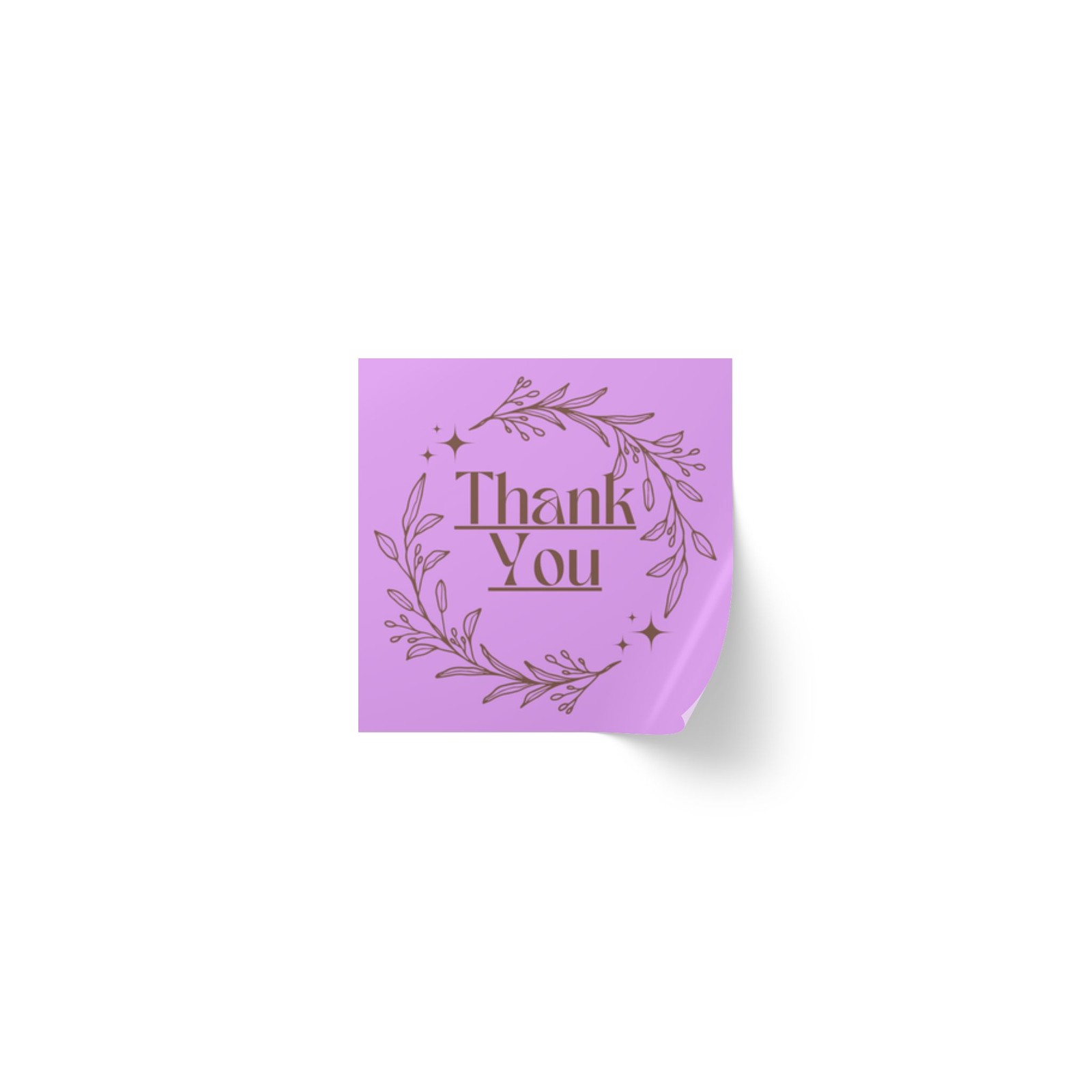 Square Sticker Label Rolls