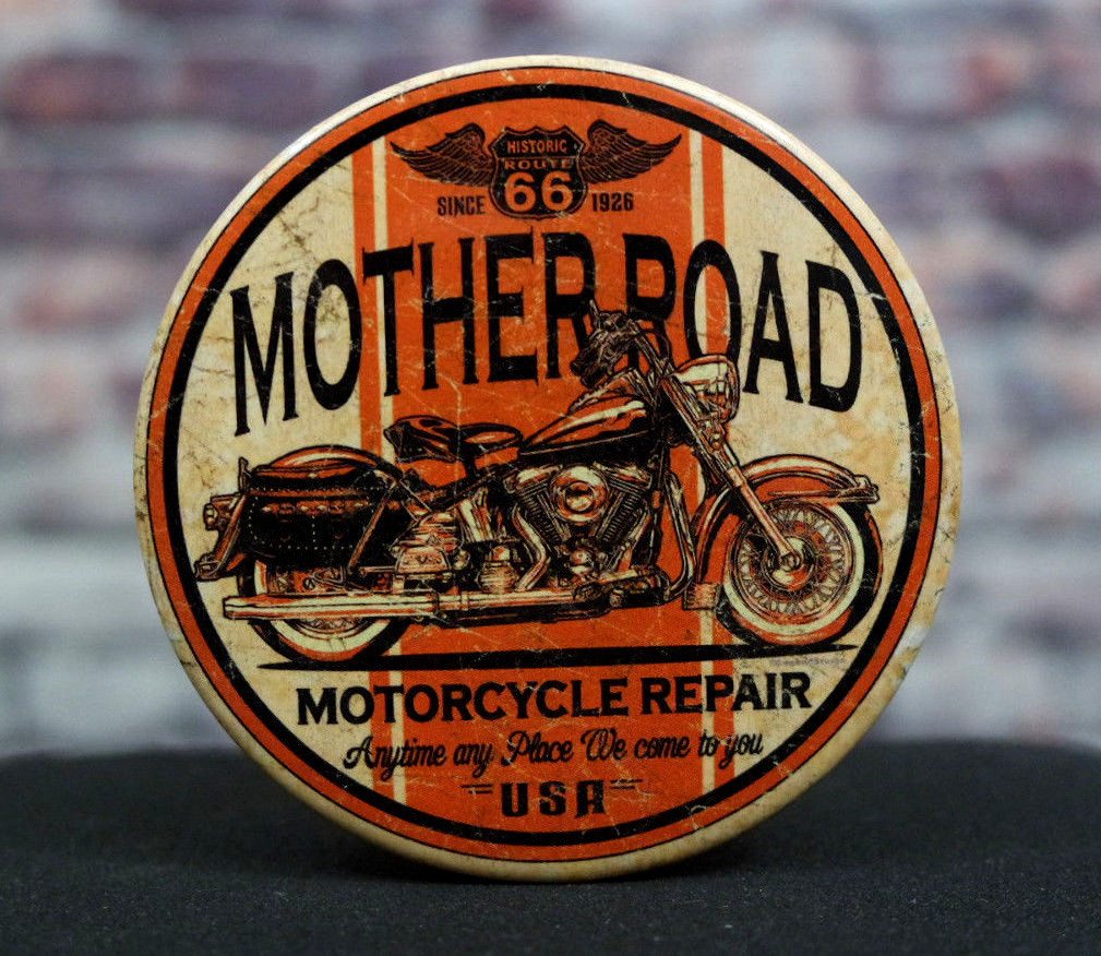 Route 66 Mother Road Refrigerator / Toolbox Magnets – All American Man Cave