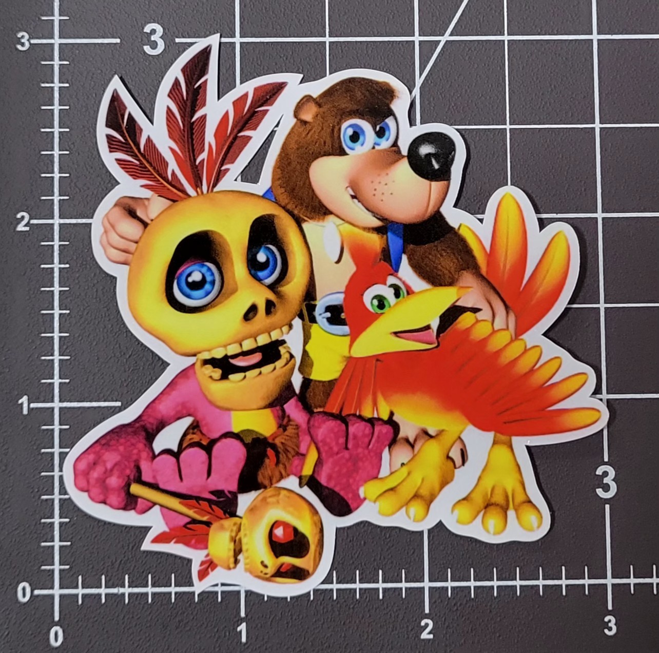 Banjo Kazooie Sticker 3″