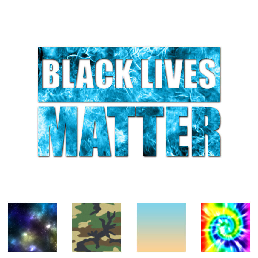 Black Lives Matter Political – Decal Sticker – Multiple Patterns & Sizes ebn3997