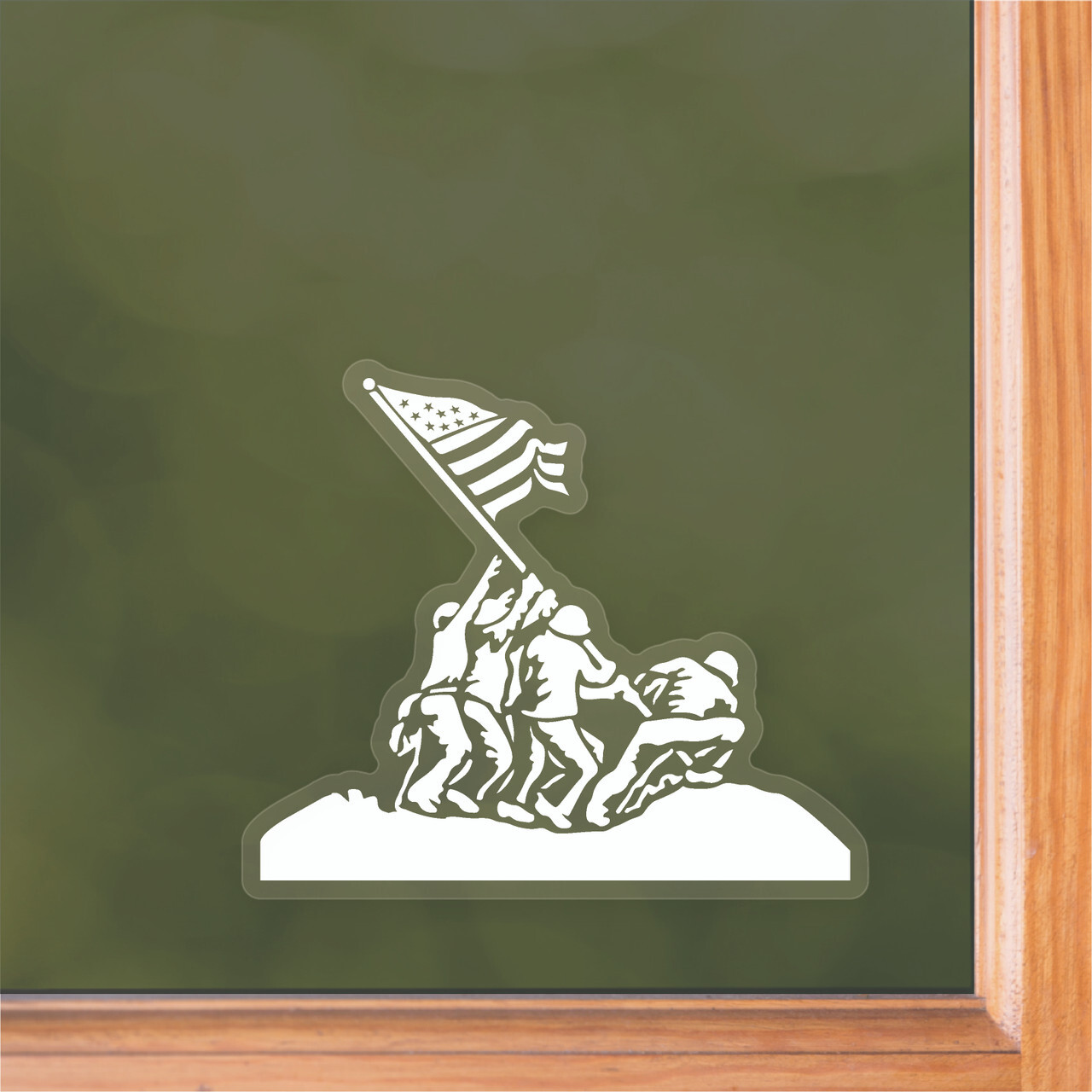 Iwo Jima Front Static Cling