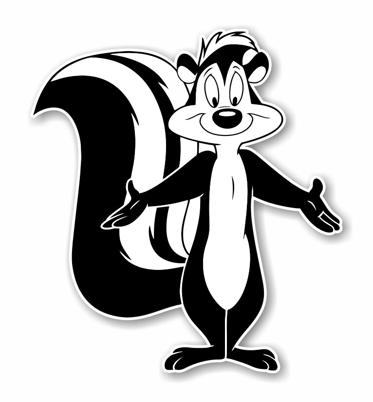 Pepe Le Pew Precision Cut Decal