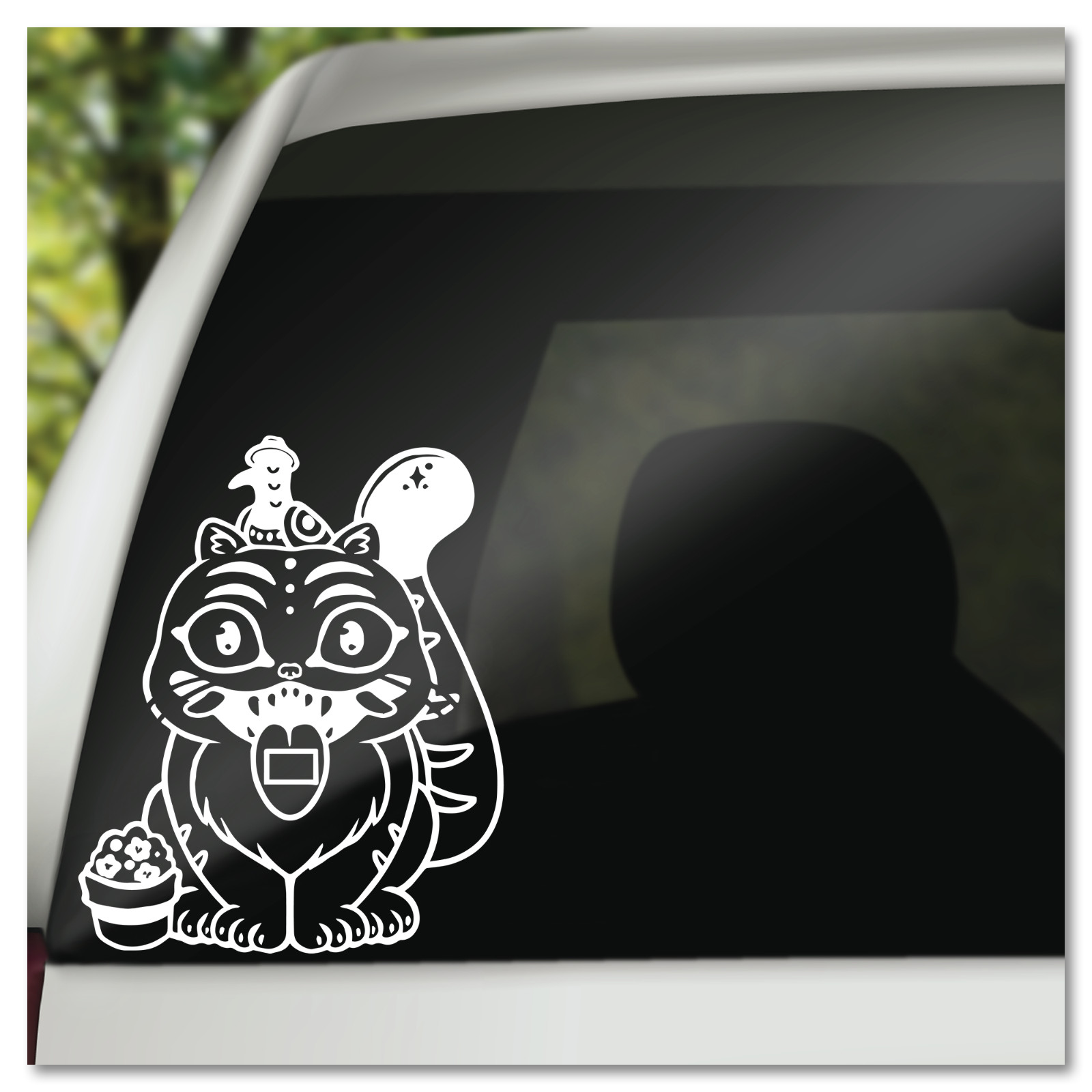 6″ K-Pop Demon Hunters Derpy Tiger & Sussie Vinyl Decal Sticker
