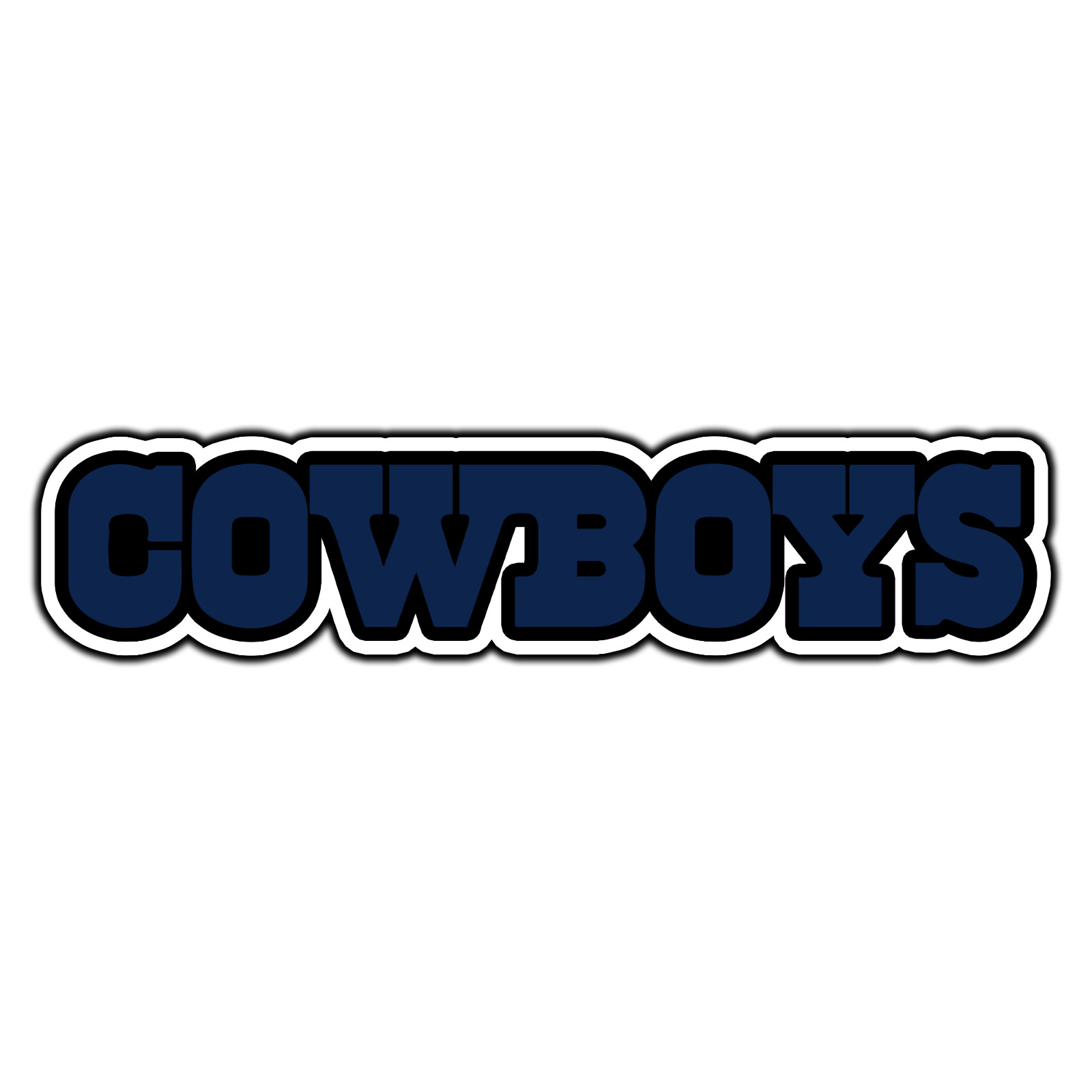 Dallas Cowboys Logo #18 Football Sticker Waterproof Vinyl Decal Die-Cut Car