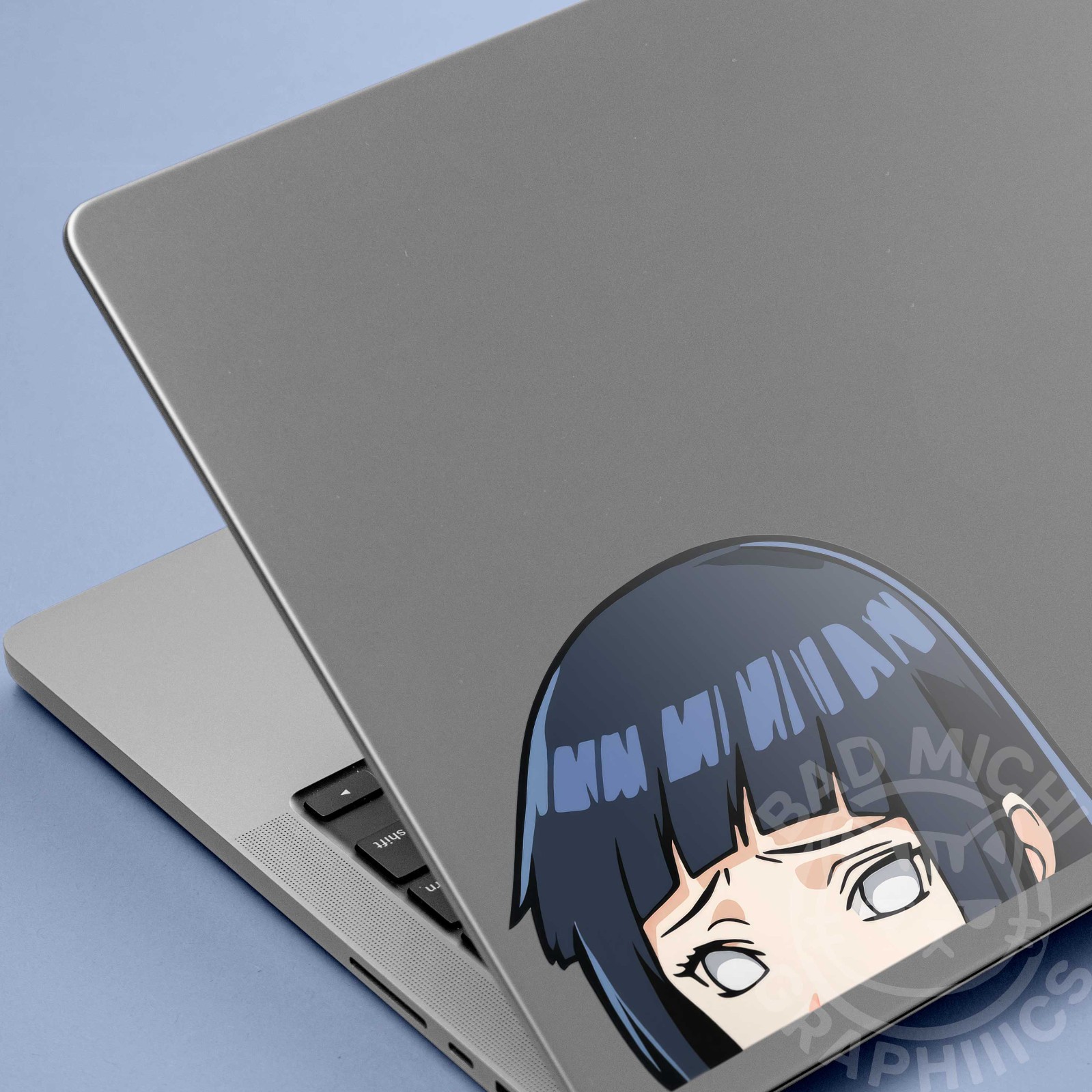 Hinata Waifu Peeker – Anime – Kawaii Vinyl Decal Sticker – Made in USA (Sizes)