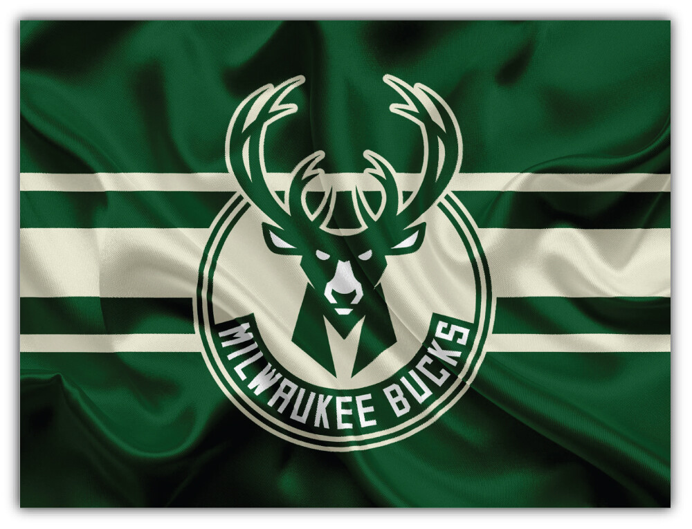 Milwaukee Bucks NBA Basketball Sport Logo Car Bumper Sticker Decal “SIZES”