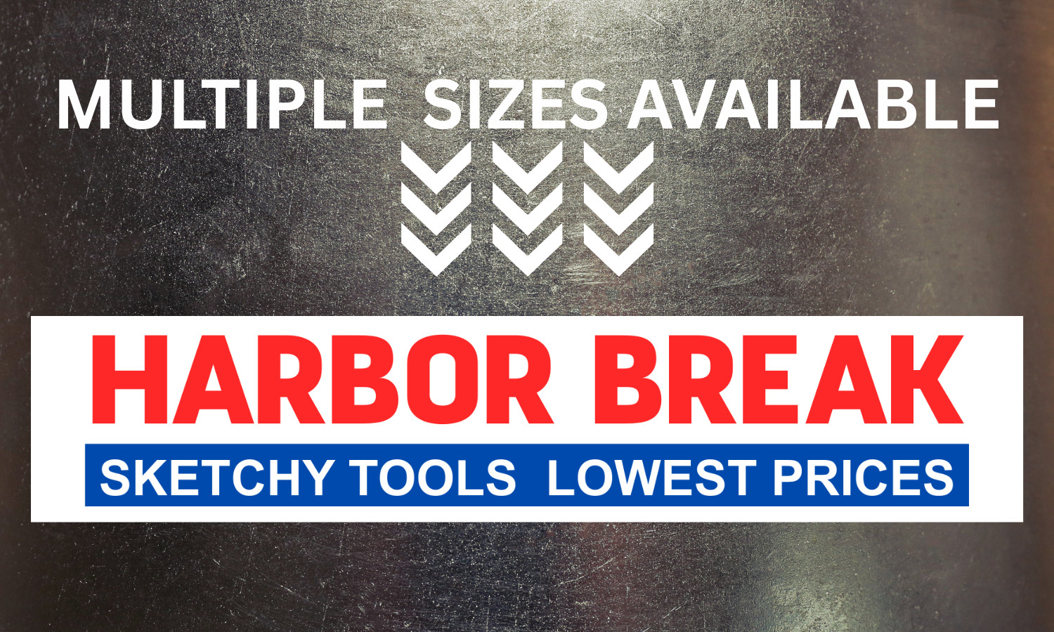 Harbor Freight Tool Parody Sticker Funny Mechanic Garage Humor Decal 6”, 8”, 10′