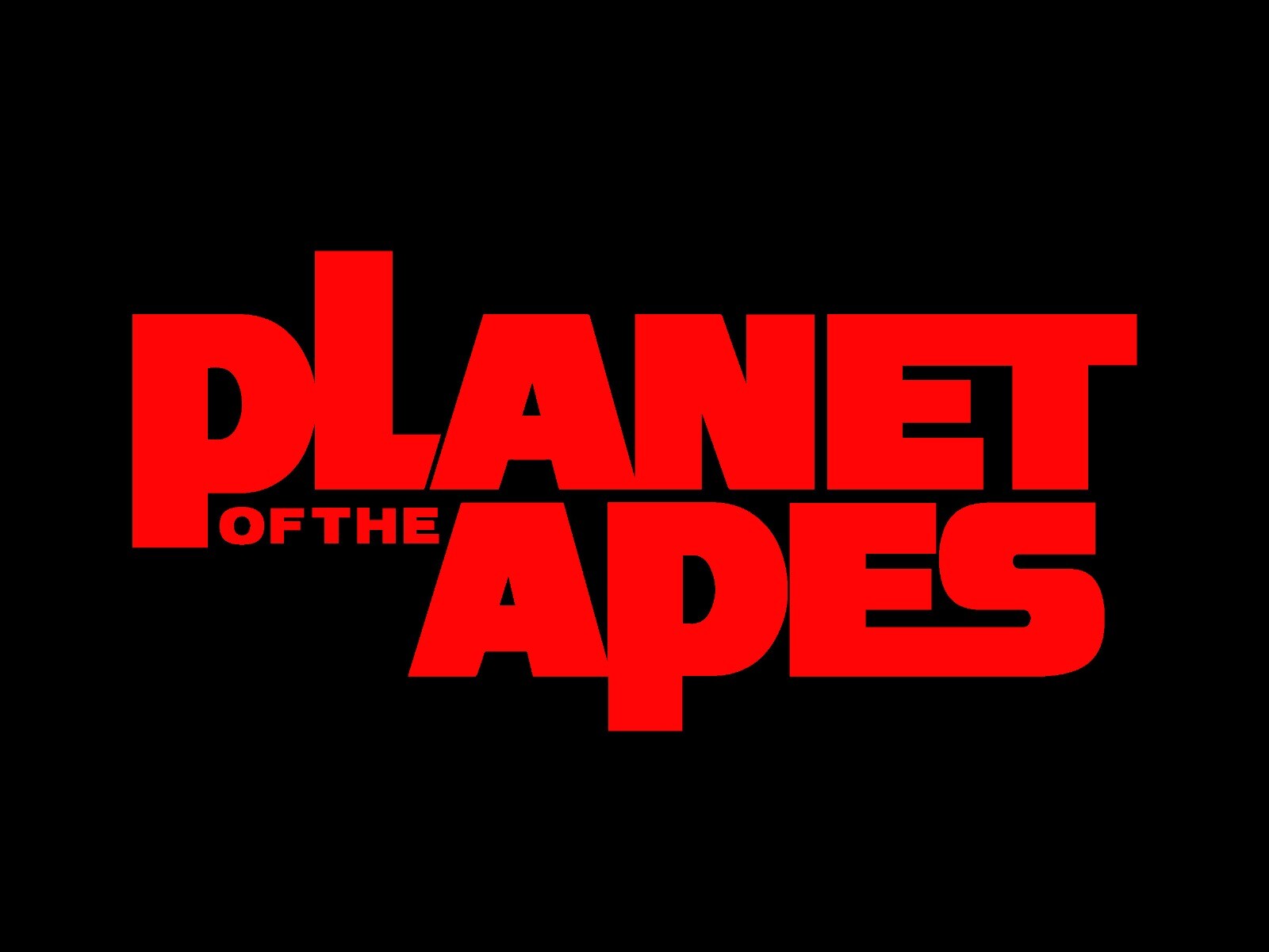 Planet of the Apes Title Sticker Vinyl Decal