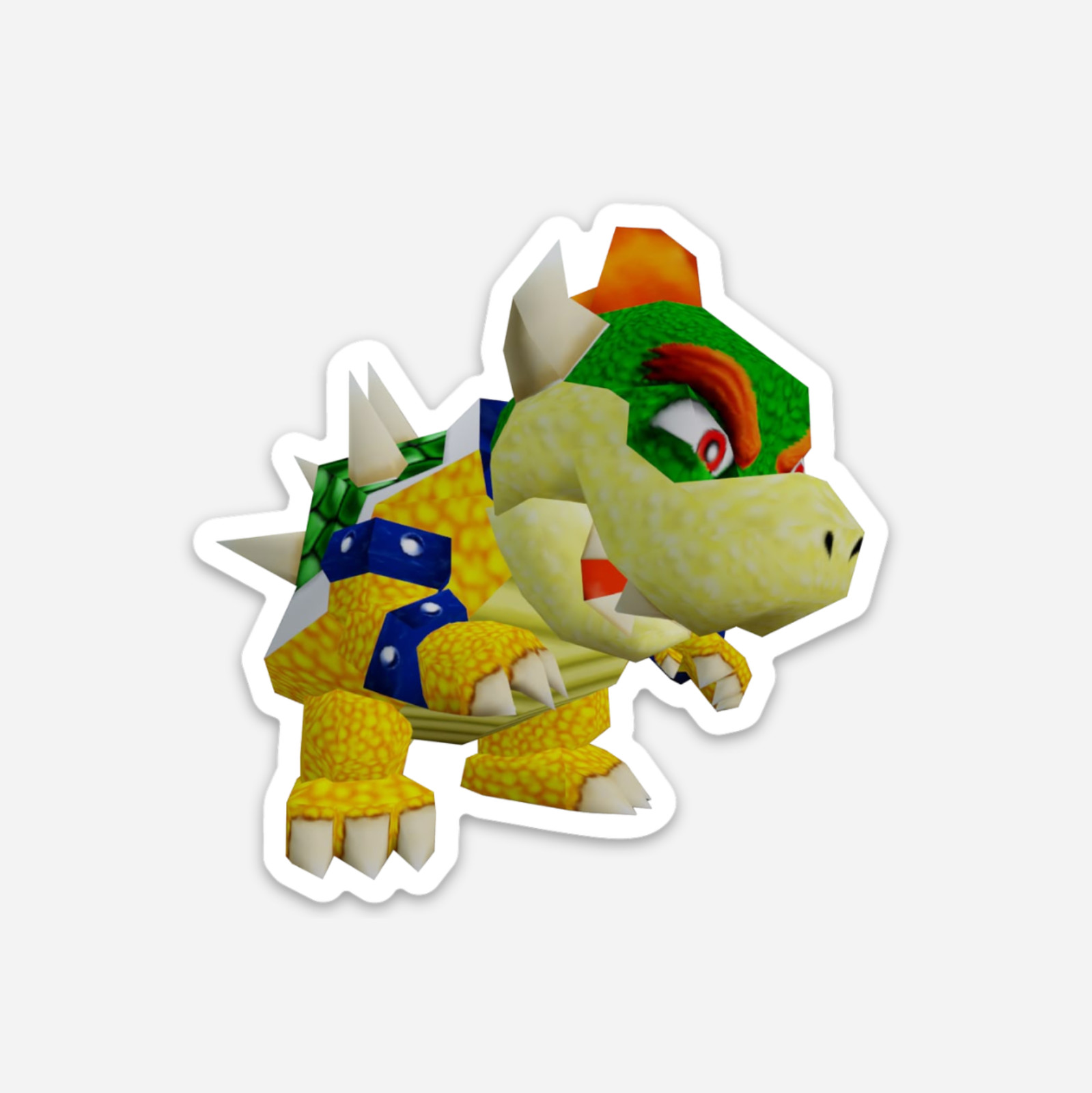 3″ Bowser Sticker Nintendo Mario Luigi Yoshi Decal Matte Finish