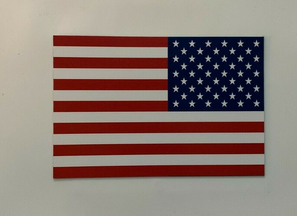 american flag magnet reverse direction car magnet 4″ x 6″ car truck flag magnet