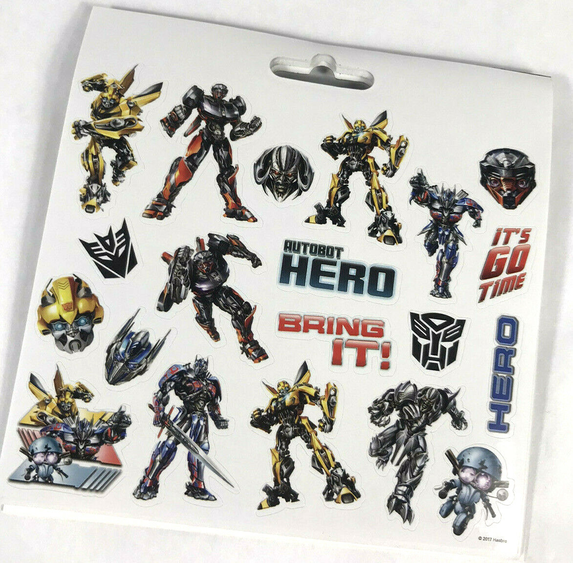 120pc Transformers Autobots Micro Autocoolant Sticker Pack Booklet Pad