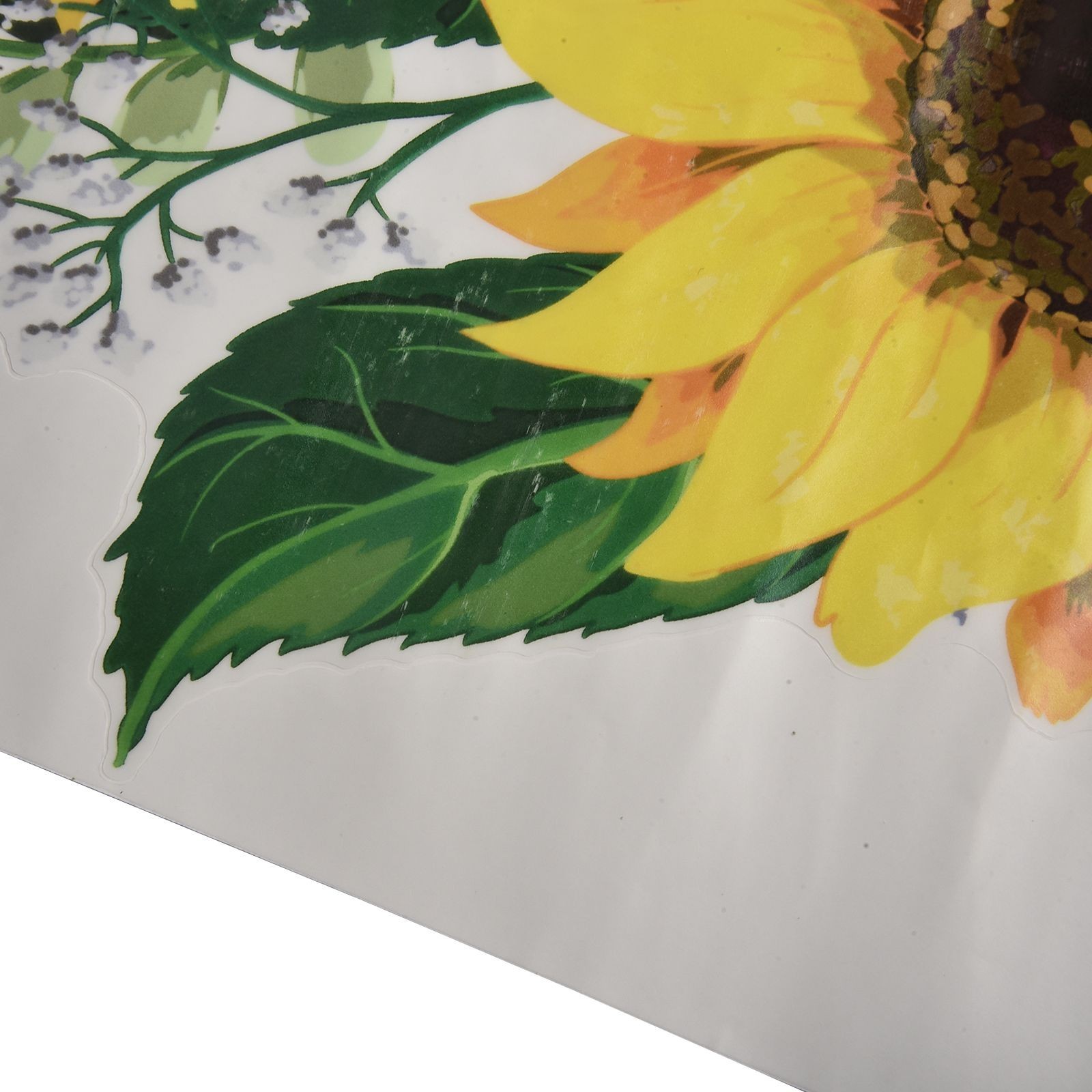 Modern PVC Sunflower Creative Wall Door Sticker Bedroom Living Room Home Decals
