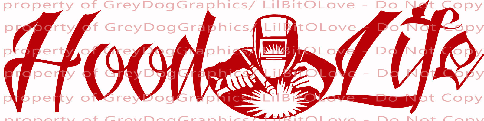 Hood Life Script Welding Vinyl Decal 22.5 x 5.6″ Welder Weld Tig Mig Sticker Car