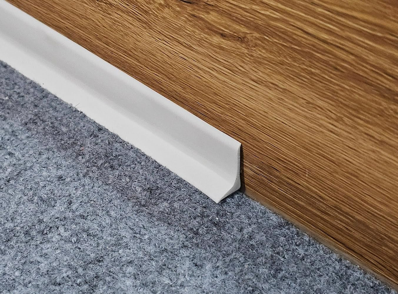 Wall & Floor Molding Trim, Peel and Stick, Flexible, Self Adhesive, L-Shape, Min