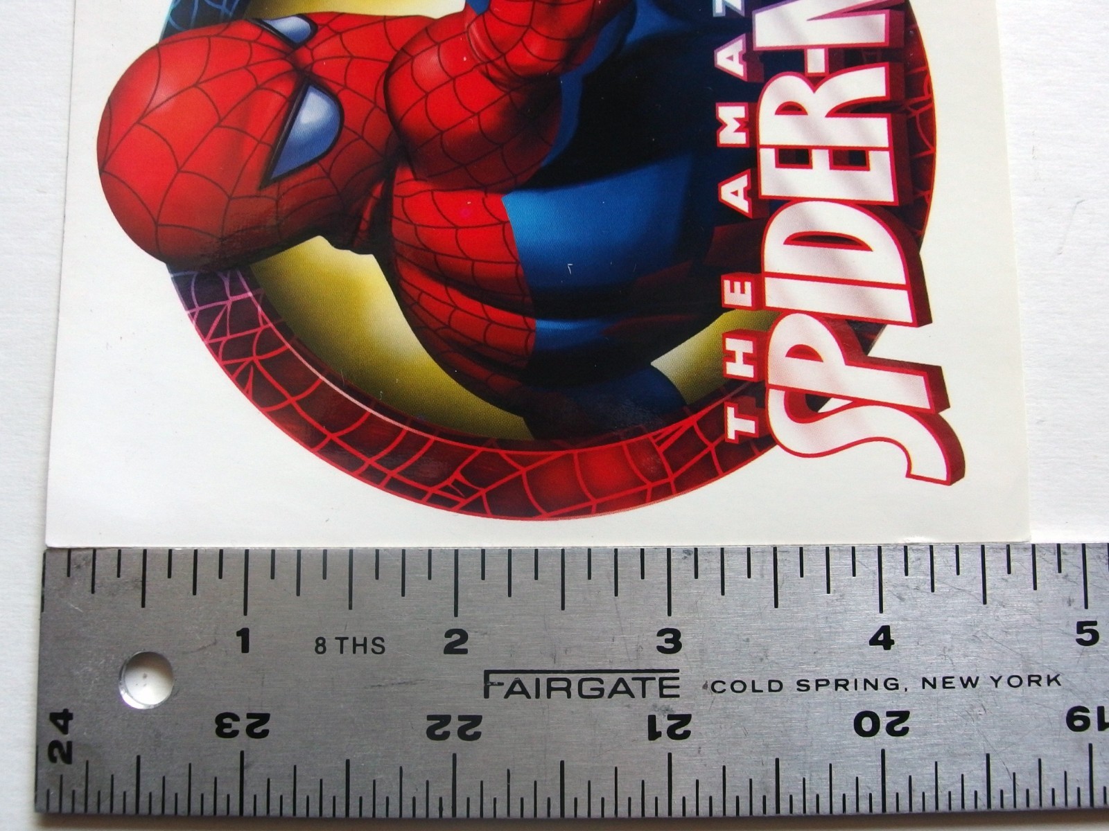 Spider-Man Clear Web Slinger Sticker Marvel C&D Visionary 2008 5.75″ x 4.5″
