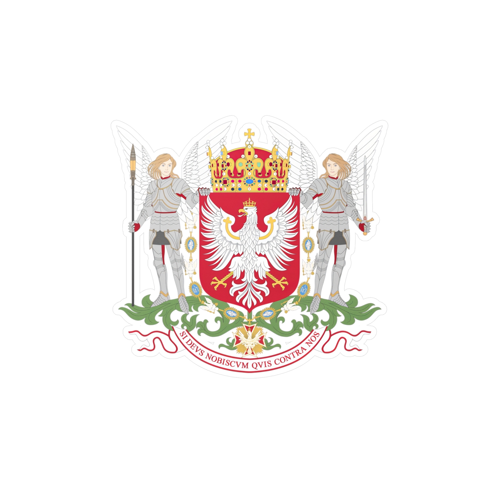 Coat of arms of Poland Polish Decals Sticker