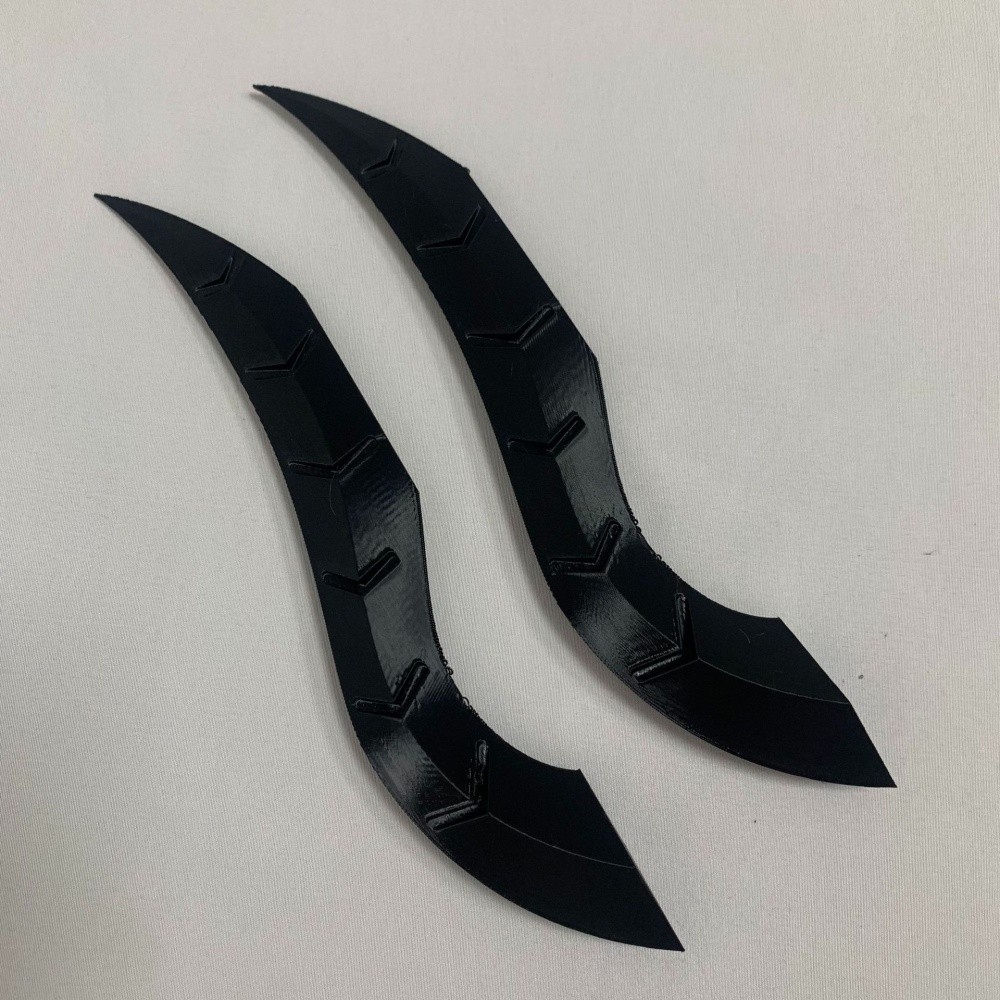 2Pcs Car Roof Decoration Car Roof Dragon Horn Modification Personality Universal
