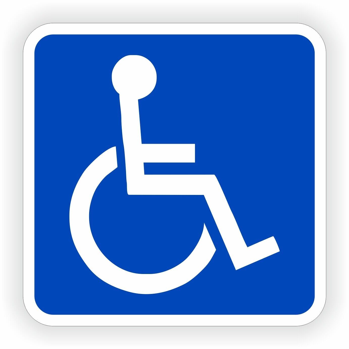 Handicap Parking Symbol Vinyl Sticker Decal