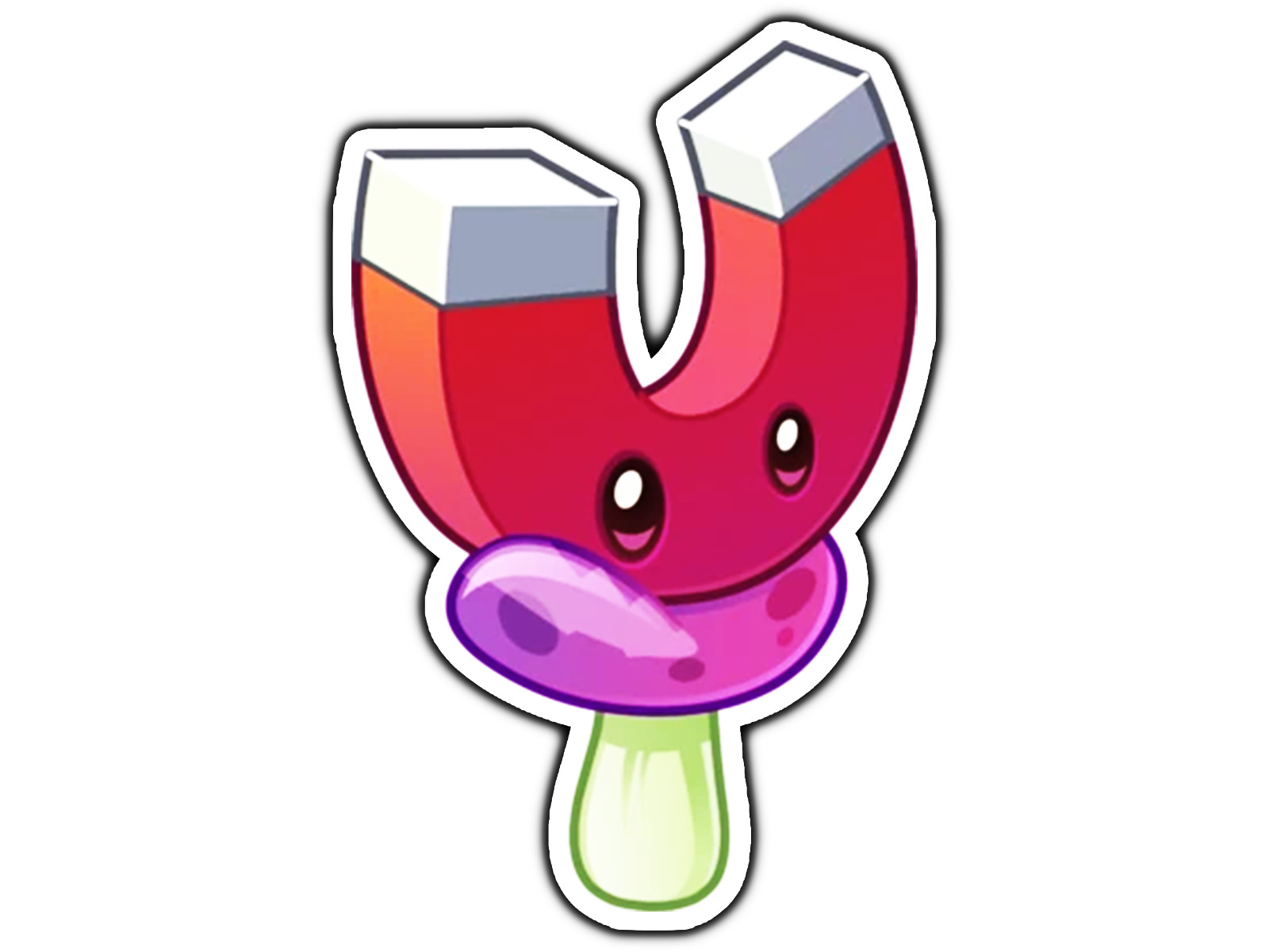 Magnet Shroom Sticker | Water Proof Vinyl Sticker | PVZ