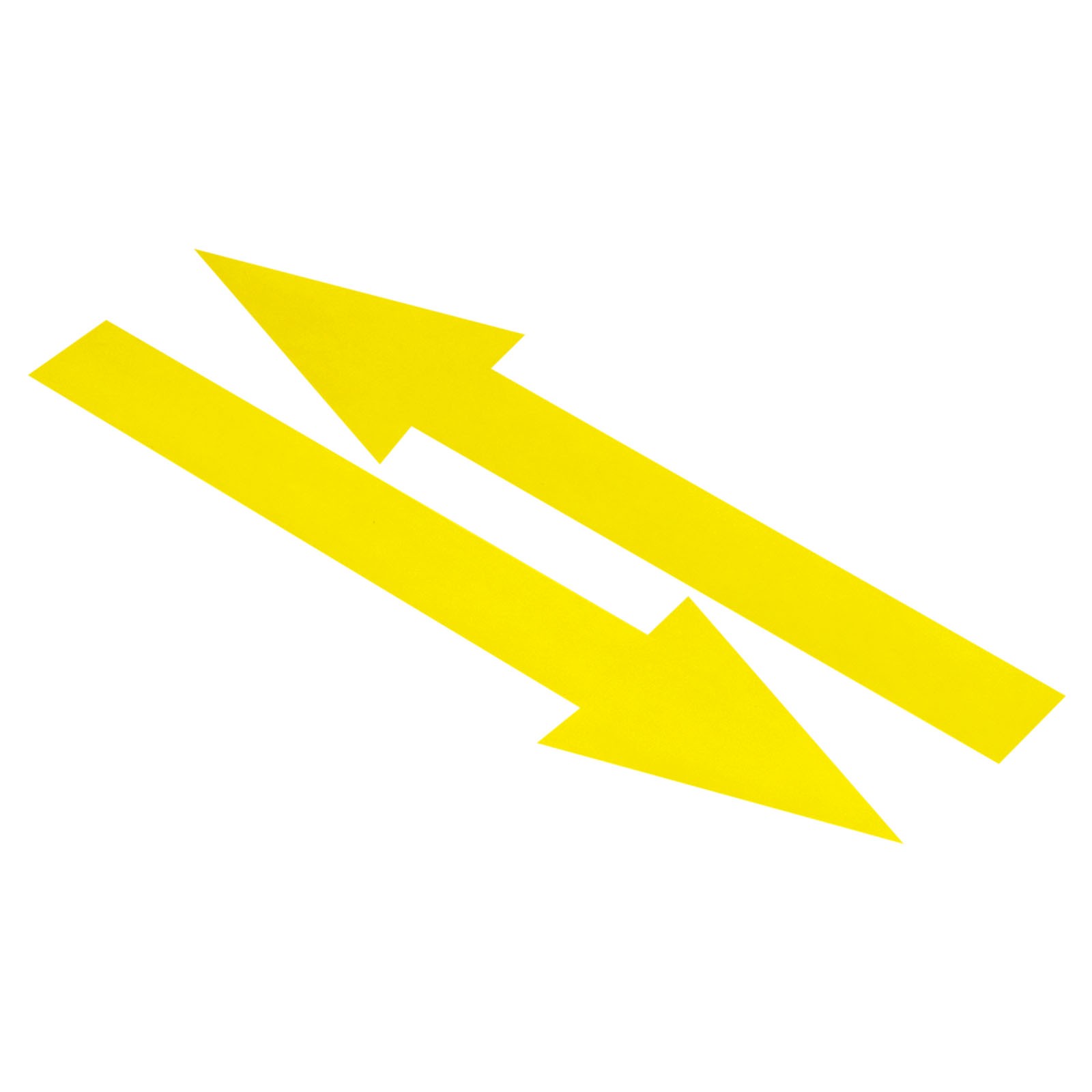 15pack 8″x2″ Arrow Sticker PVC Adhesive Large Arrow Sign Yellow