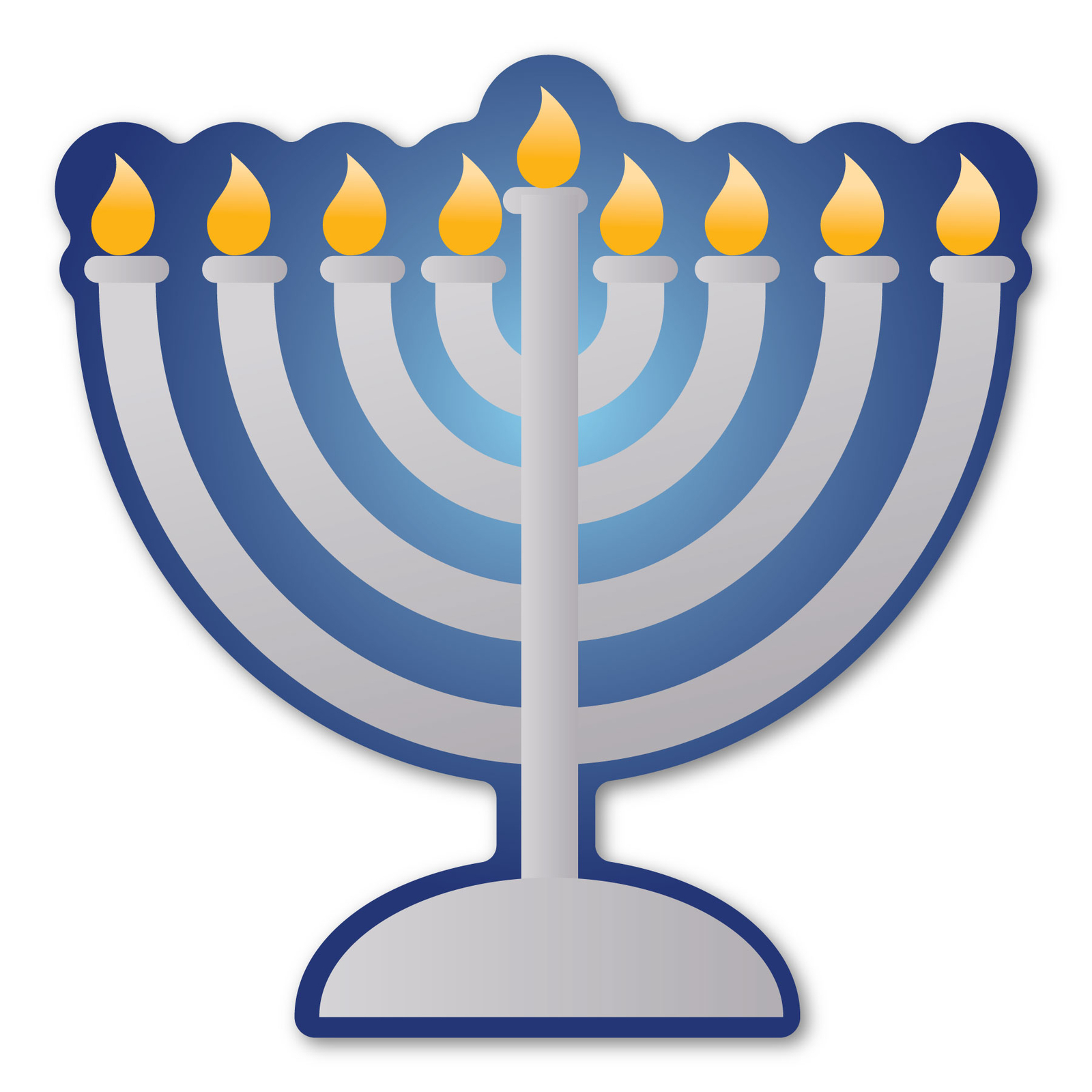 Menorah Sticker