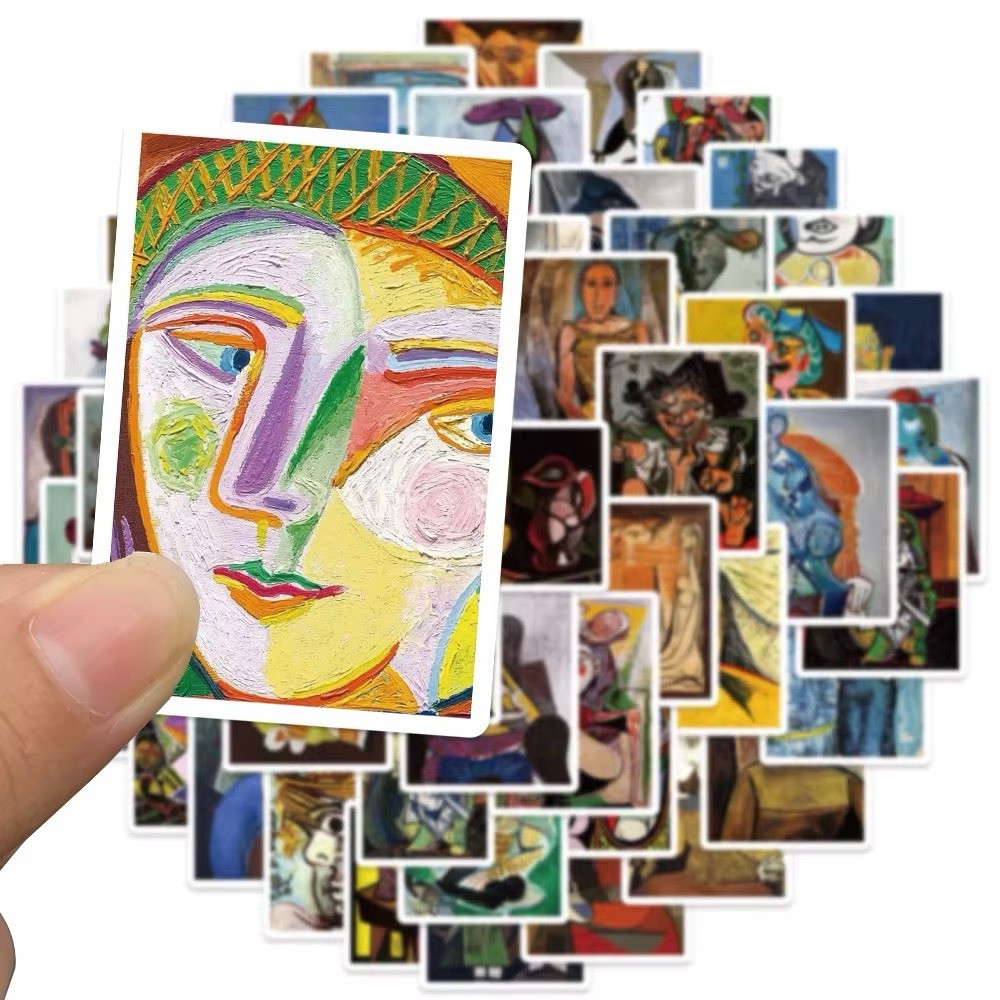 10 Random Picasso Oil Painting Stickers Art Decals Hydro Laptop Free Shipping!