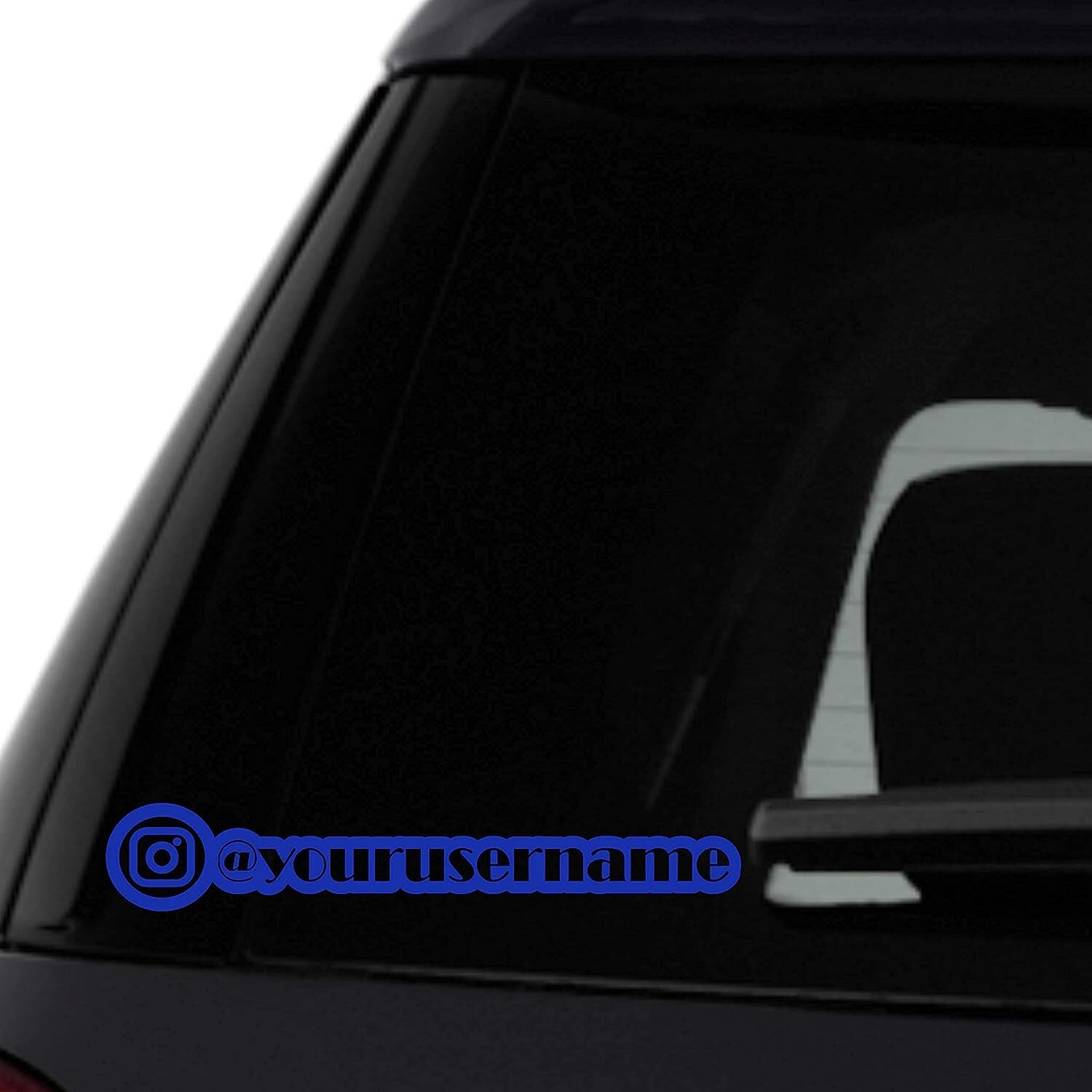 Personalized Instagram Sticker Vinyl Decal (x2) Car Window IG Username Drift JDM