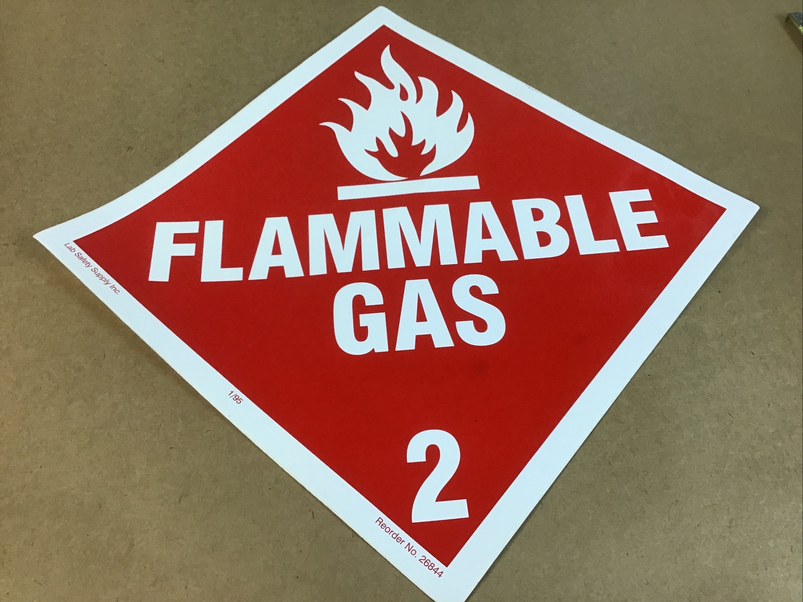 Lot Of (5) Flammable Gas 2 Sticker – OSHA Safety Vinyl Decal Sign Warning Shop