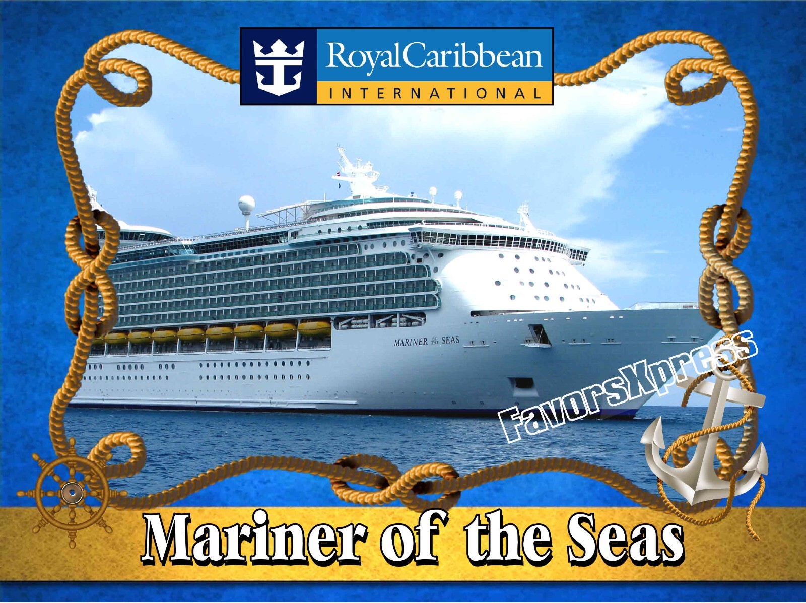 ROYAL CARIBBEAN MARINER OF THE SEAS CRUISE SHIP PHOTO MAGNET 4 X 3 INCHES