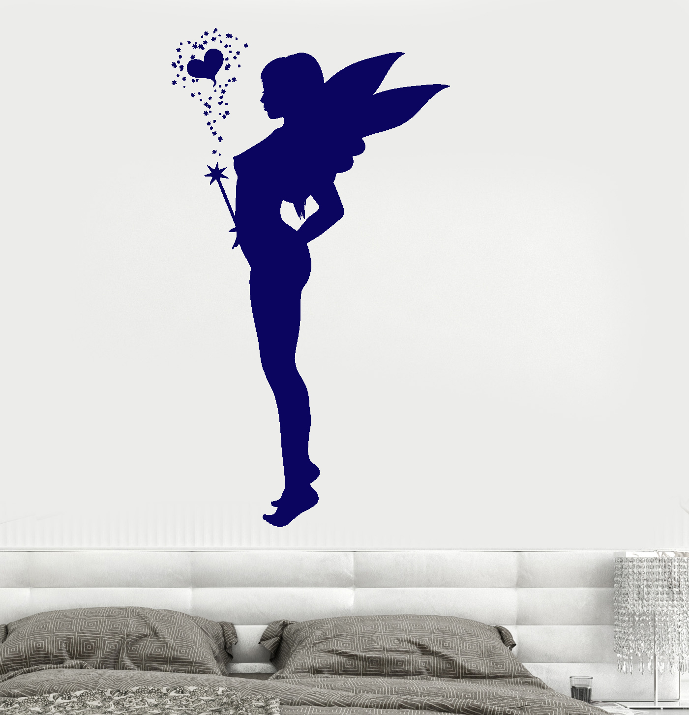 Wall Vinyl Decal Fairy Fairytale Nursery Kids Children Fantasy Amazing z3796