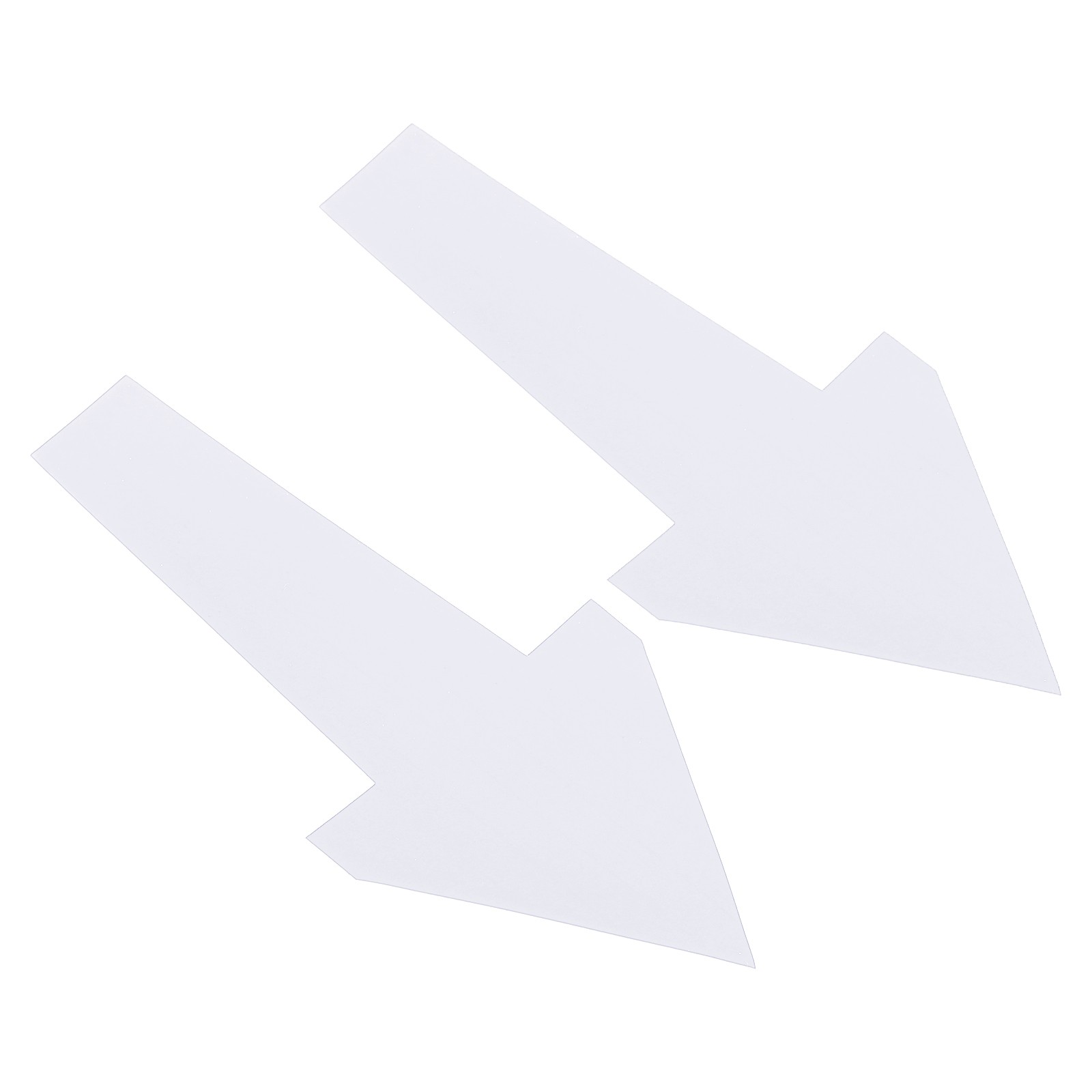 12Pcs 12″ x 6″ Arrow Sticker, PVC Self Adhesive Arrow Sign, White