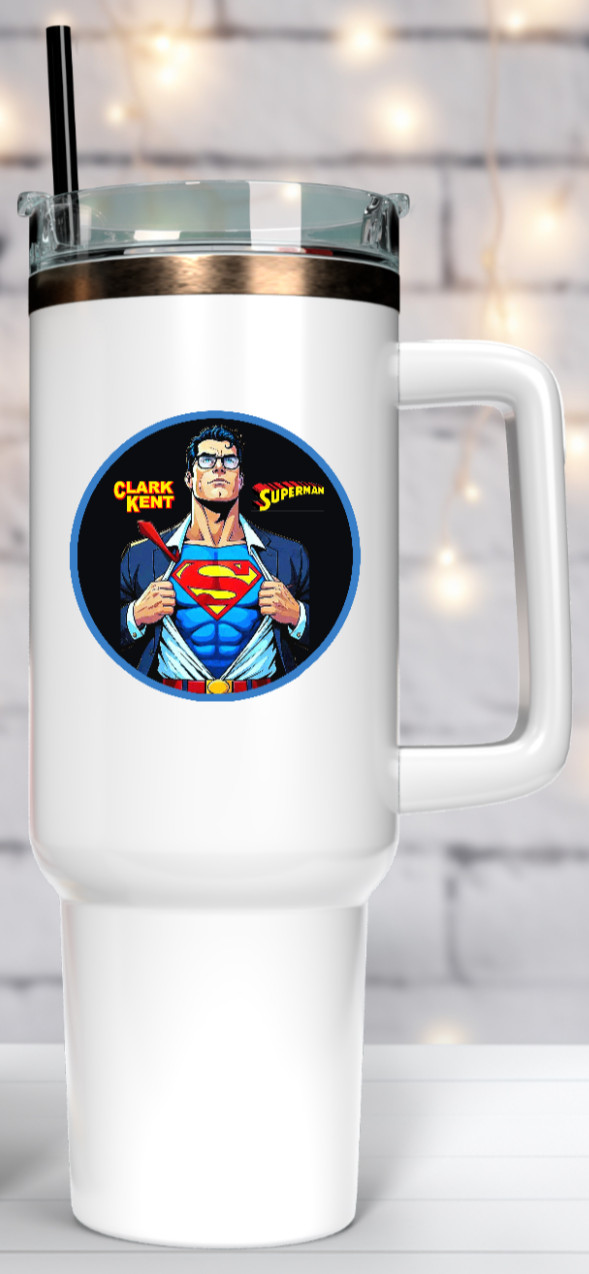 Superman (Clark Kent ) – 4″ Handmade Vinyl Decal Vehicle Cooler Laptop Decor 26