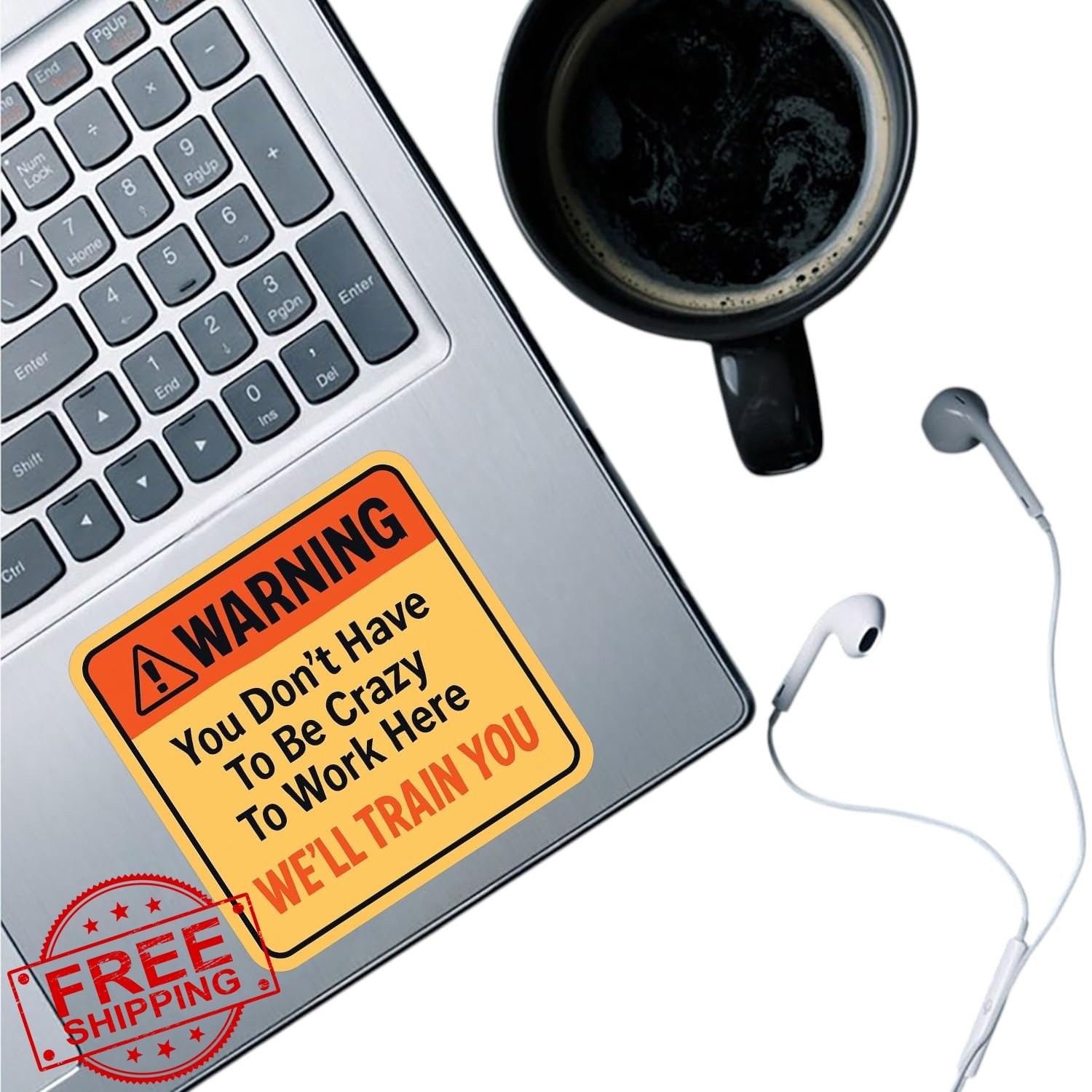 HONG AN STORE Funny Warning Sign Sticker Decal