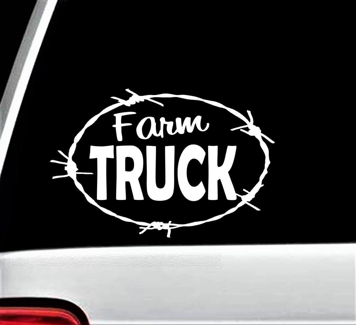 Farm Truck Decal Sticker BG233 for Window Tractor Chickens Barn Art Farmhouse