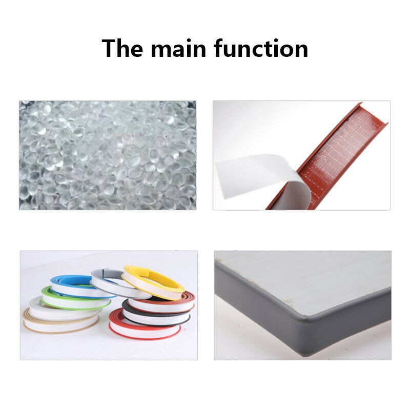 5m Self Adhesive U Shaped Edging Tape Furniture Banding Rubber Seal Strips Tool