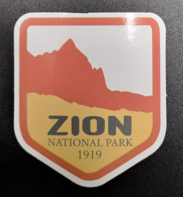 Zion National Park Vinyl Decal Sticker for Tumblers Laptops