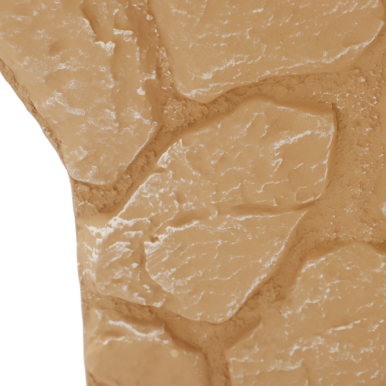 3D Faux Stone Wall Panel for Interior Exterior Decor PU Wall Panel Light Brown