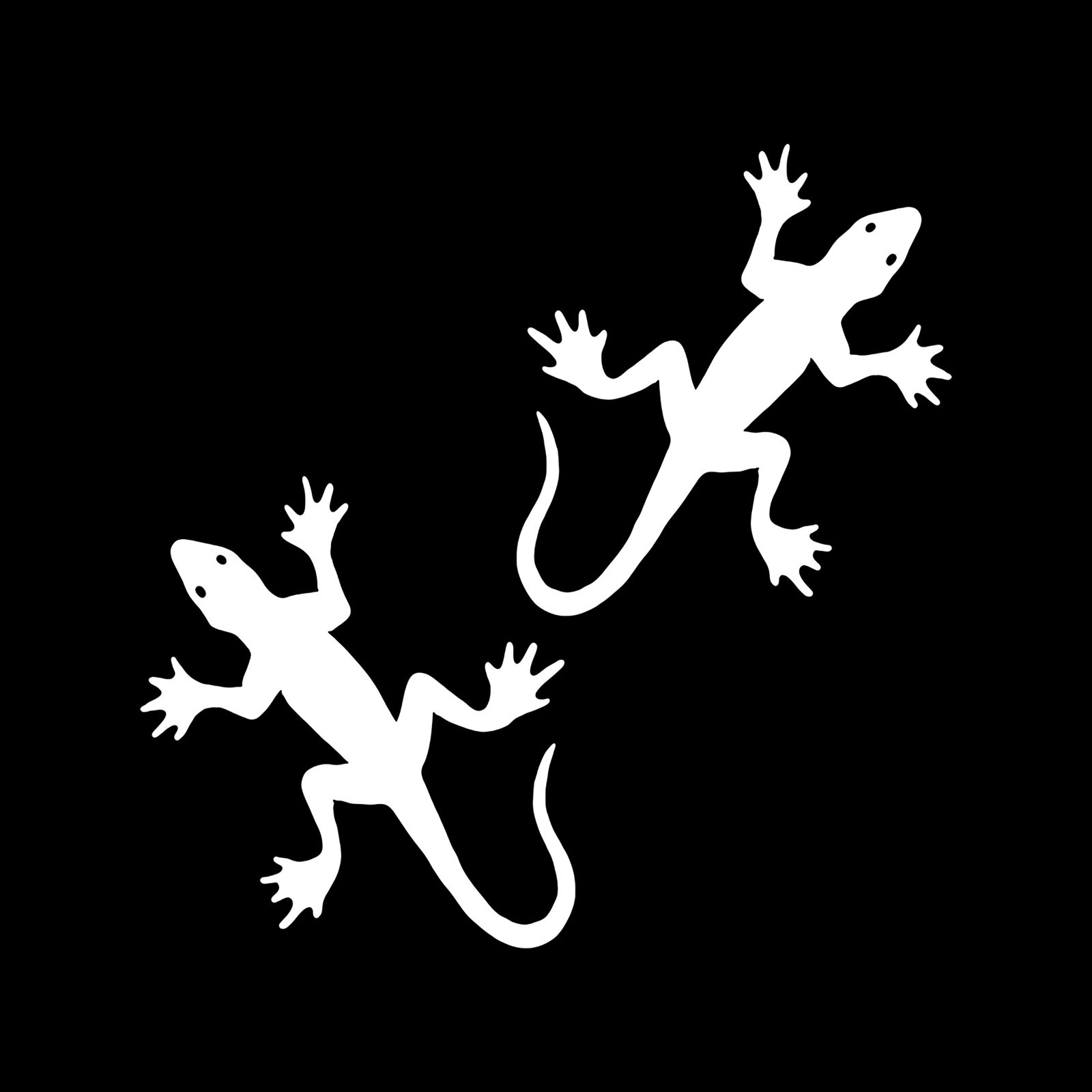 Lizard Stickers Wildlife Animal Reptile Decals