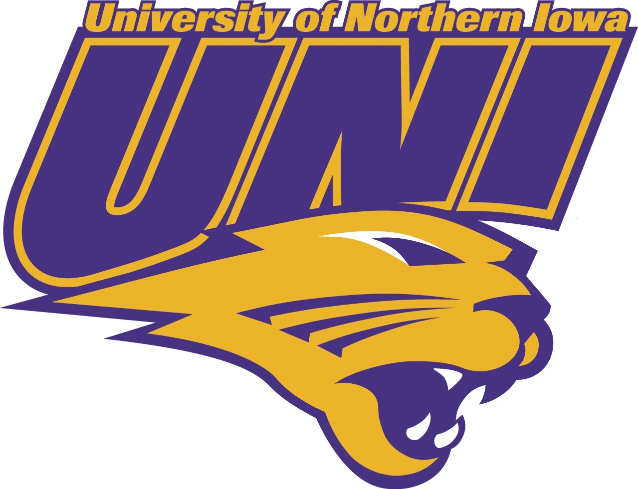 Northern Iowa Basketball Printed Vinyl Decal Sticker Car Truck Cornhole Phone