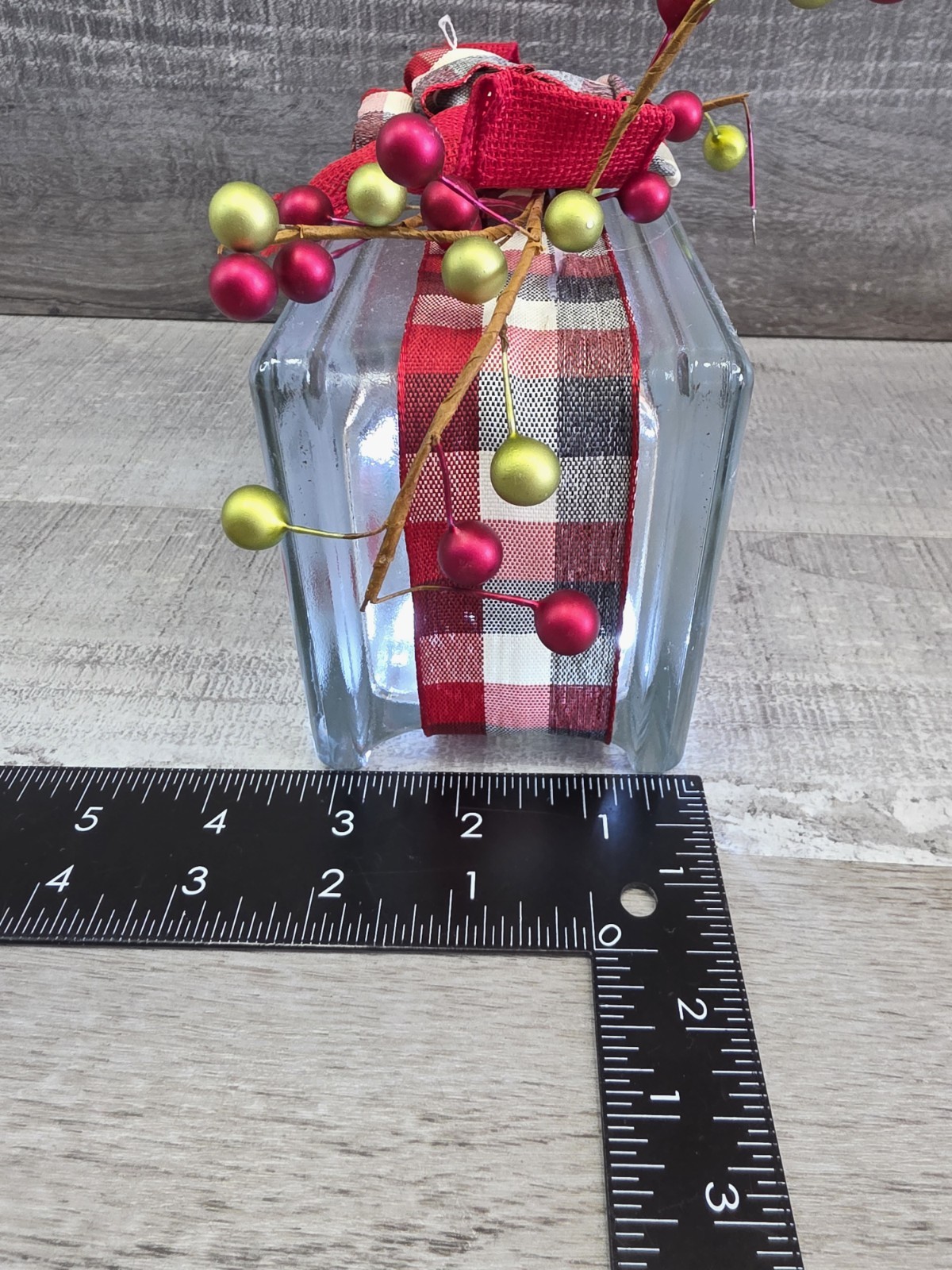 Handcrafted Christmas Penguin Glass Block 8x4x3″ Lights Up O Christmas Tree g50