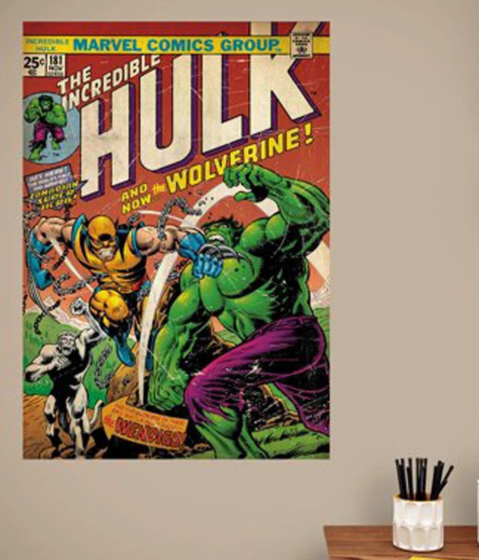 Marvel Comics The Incredible Hulk #181 Cover Peel & Stick Wall Decal 24″x34.25″