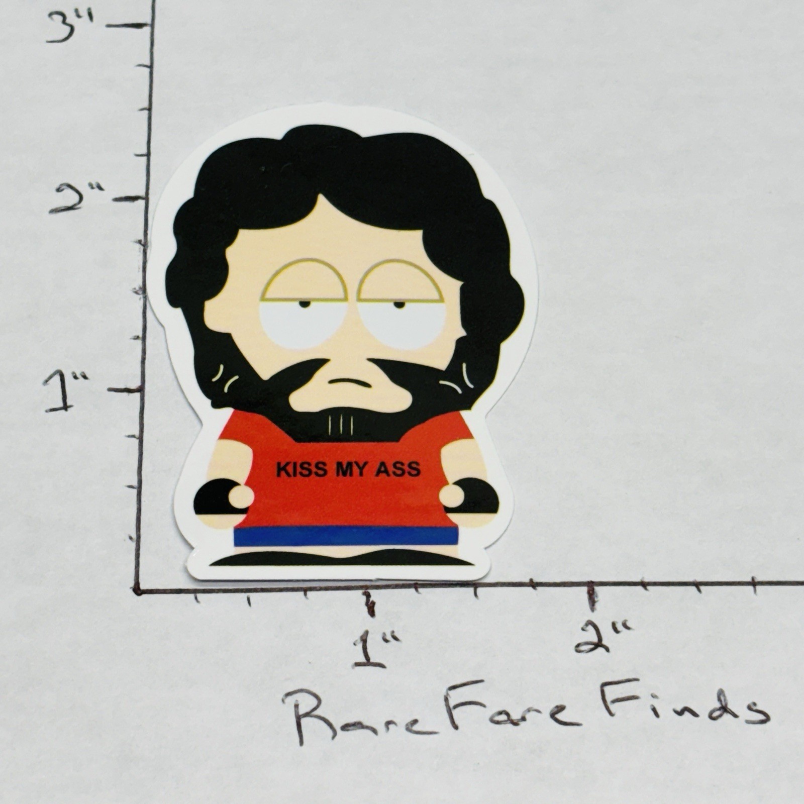 NEW‼ South Park Eric Cartman Biker Kiss My Ass Vinyl Decal Sticker •w/ Tracking‼