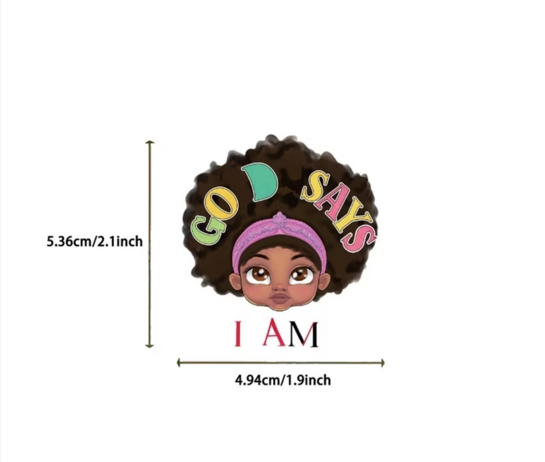 20 PCS Melanin Poppin’ Black Girls Women of Color Stickers BRAND NEW 2nd Set