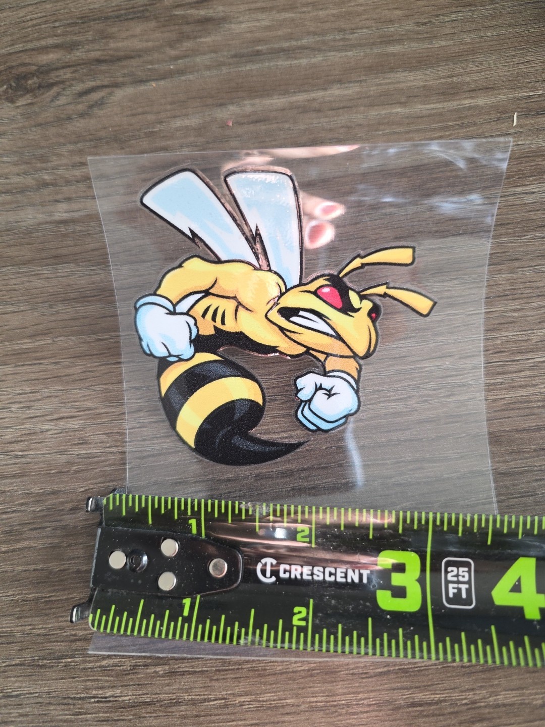 Angry Super Bee Logo UVDTF Decal Made In USA Waterproof