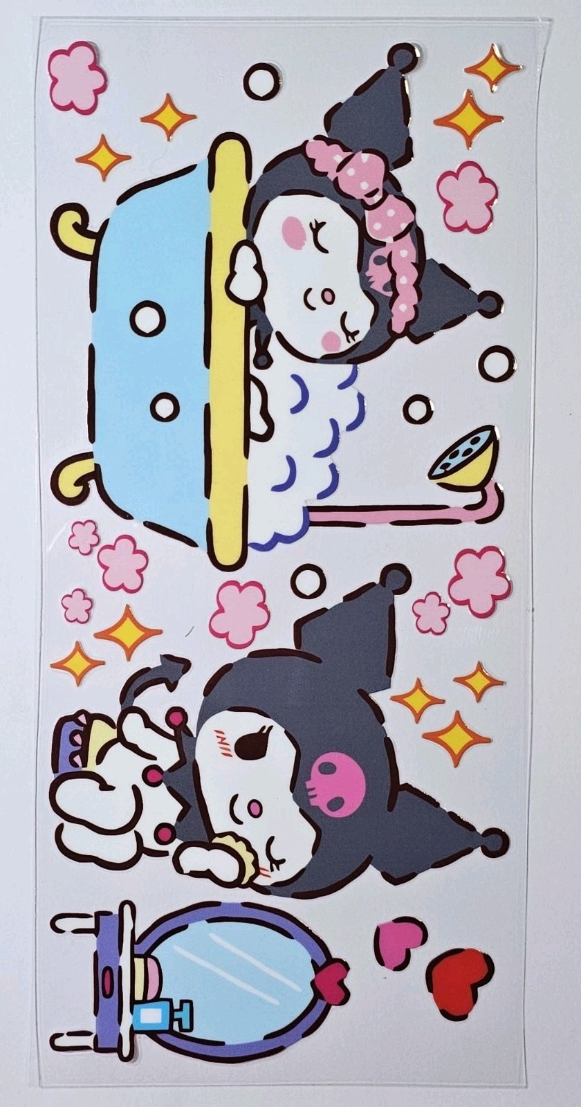 Kuromi UV DTF Transfer Sticker Wrap Tumbler UVDTF BUY 10+ GET COMBINED SHIP