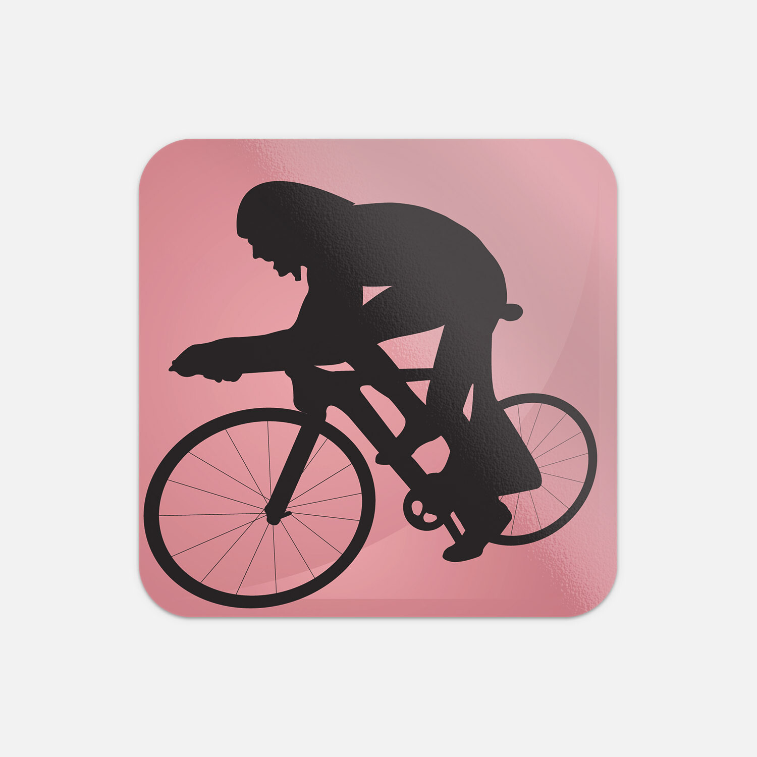 Cycling Sport Icon Vinyl Sticker Decal