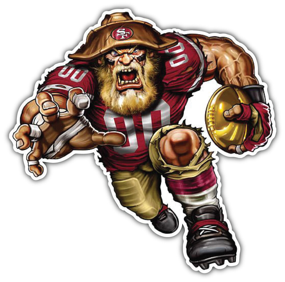 San Francisco 49ers NFL Football Logo Sport Car Bumper Sticker Decal “SIZES”